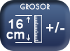 Epaisseur 16 cm